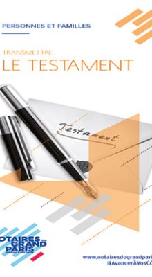 Testament Droit Famille Notaire